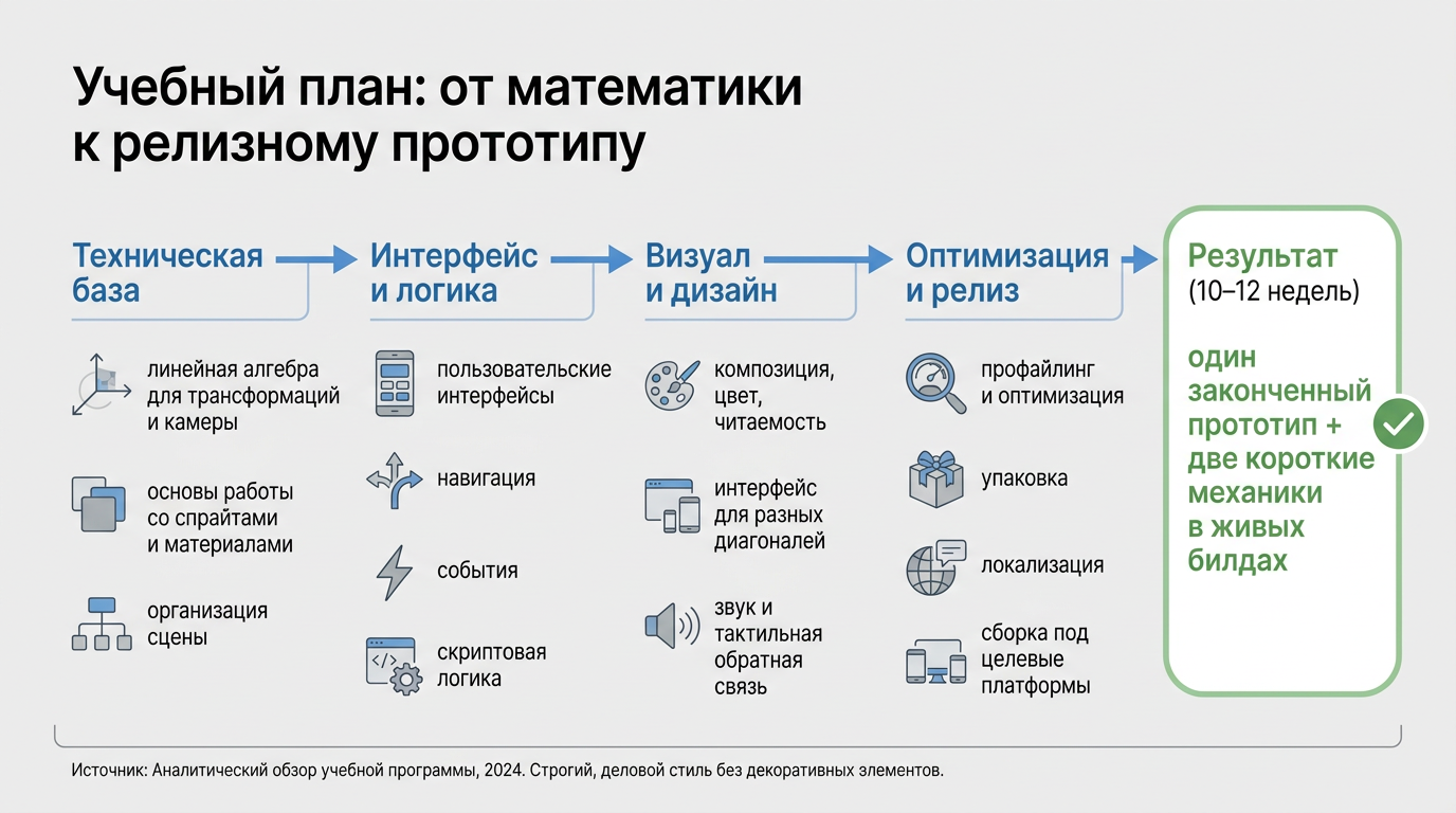 Учебный план: от математики к прототипу